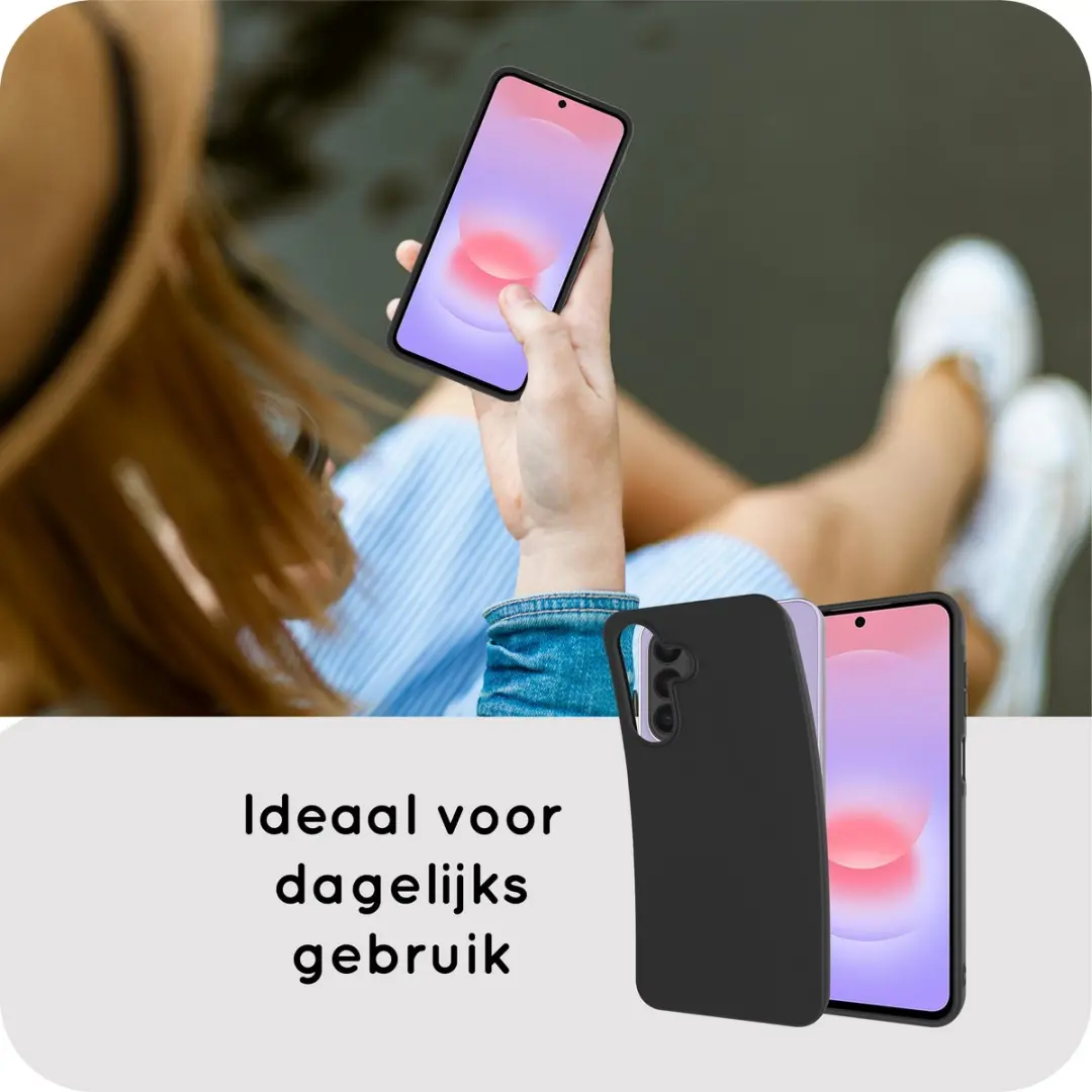 Just in Case Galaxy A27 Siliconen Hoesje MSA2869ZC1 - Zwart