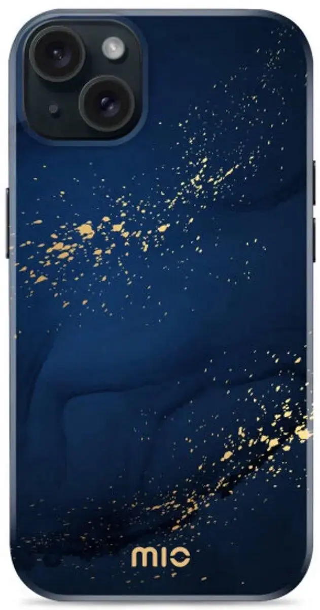 Mio by Mobilize iPhone 15/14/13 Hoesje Midnight Sparkle