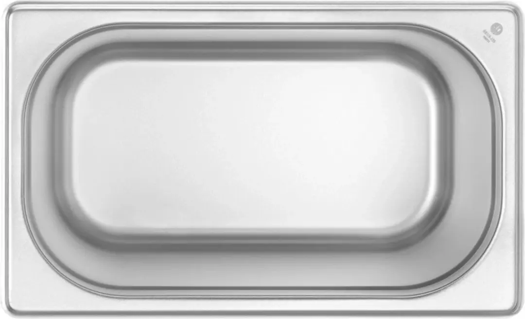 HENDI GN-container 1/4 Budget Line 5,5L - 265x162x200mm - Zilver