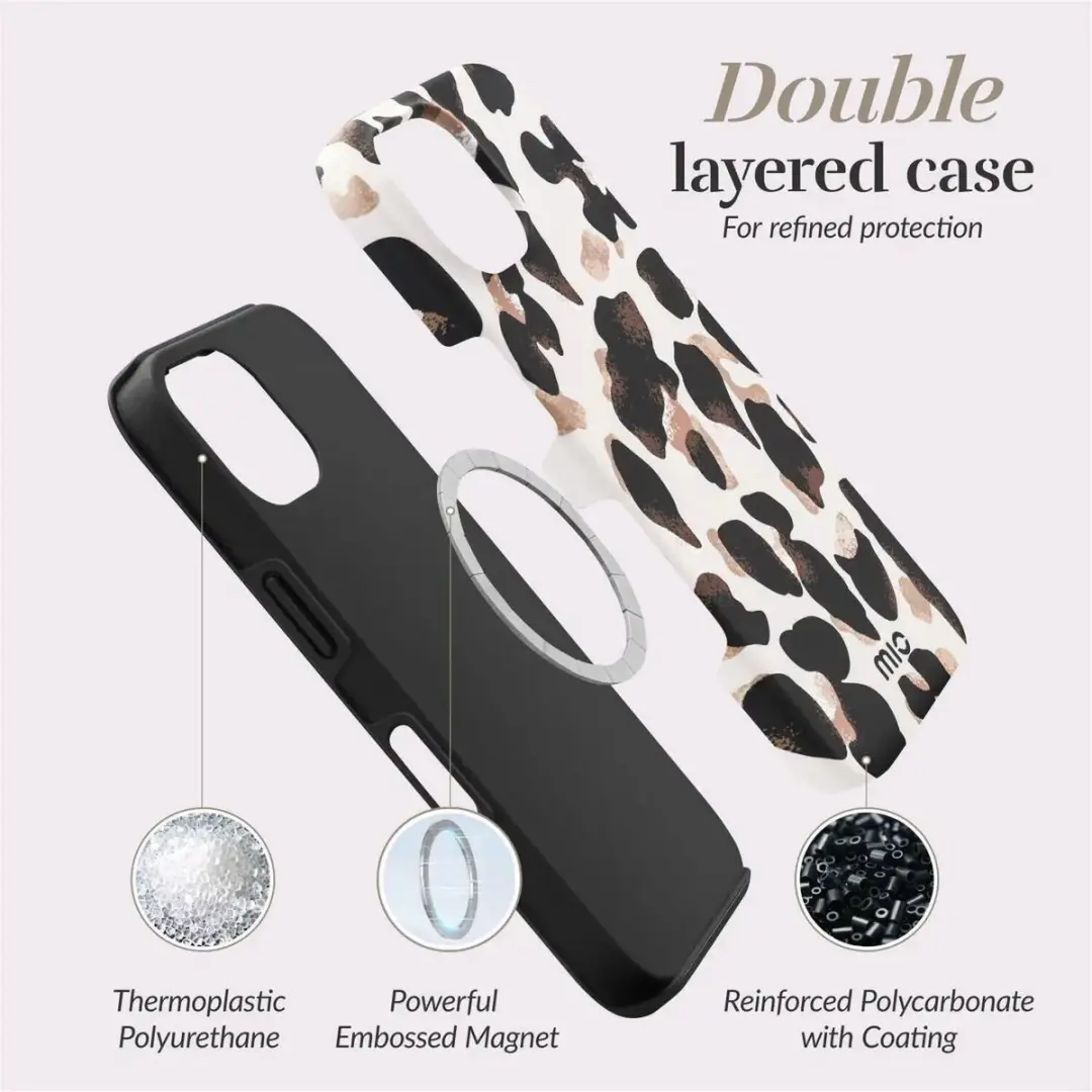Mio by Mobilize iPhone 16e Hoesje MIOSPIPHSE4 - Leopard