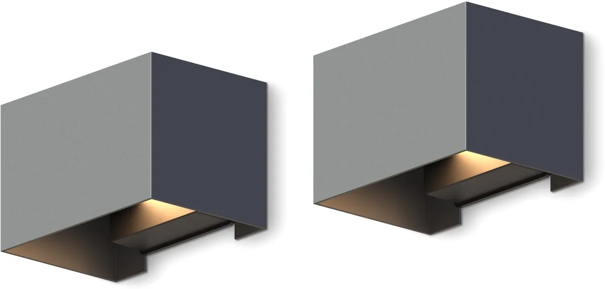 Calex LED Wandlamp Venice 2 Stuks