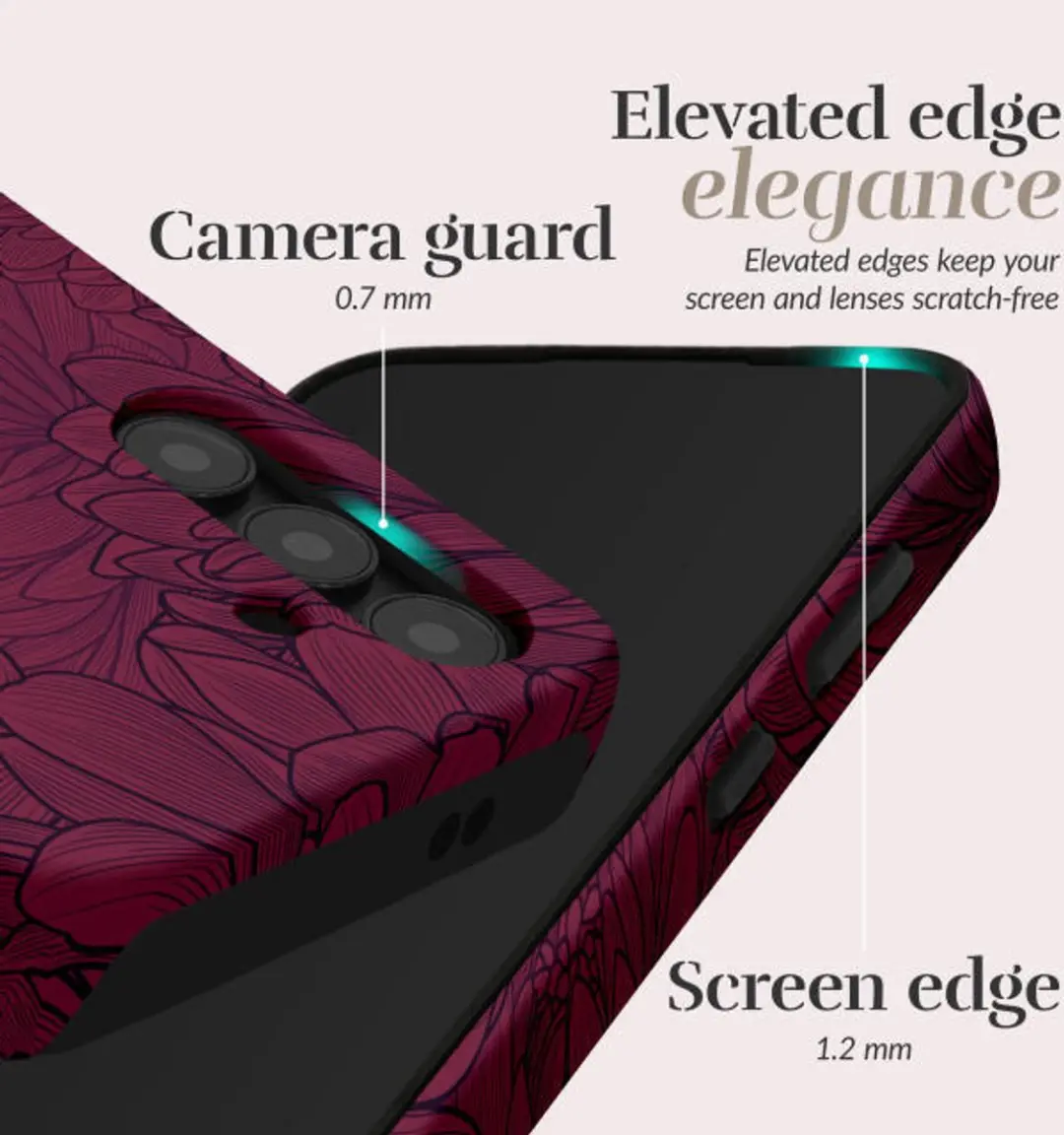 Mio by Mobilize Hoesje MIOBBS25E5G - Samsung Galaxy S25 Edge - Rood