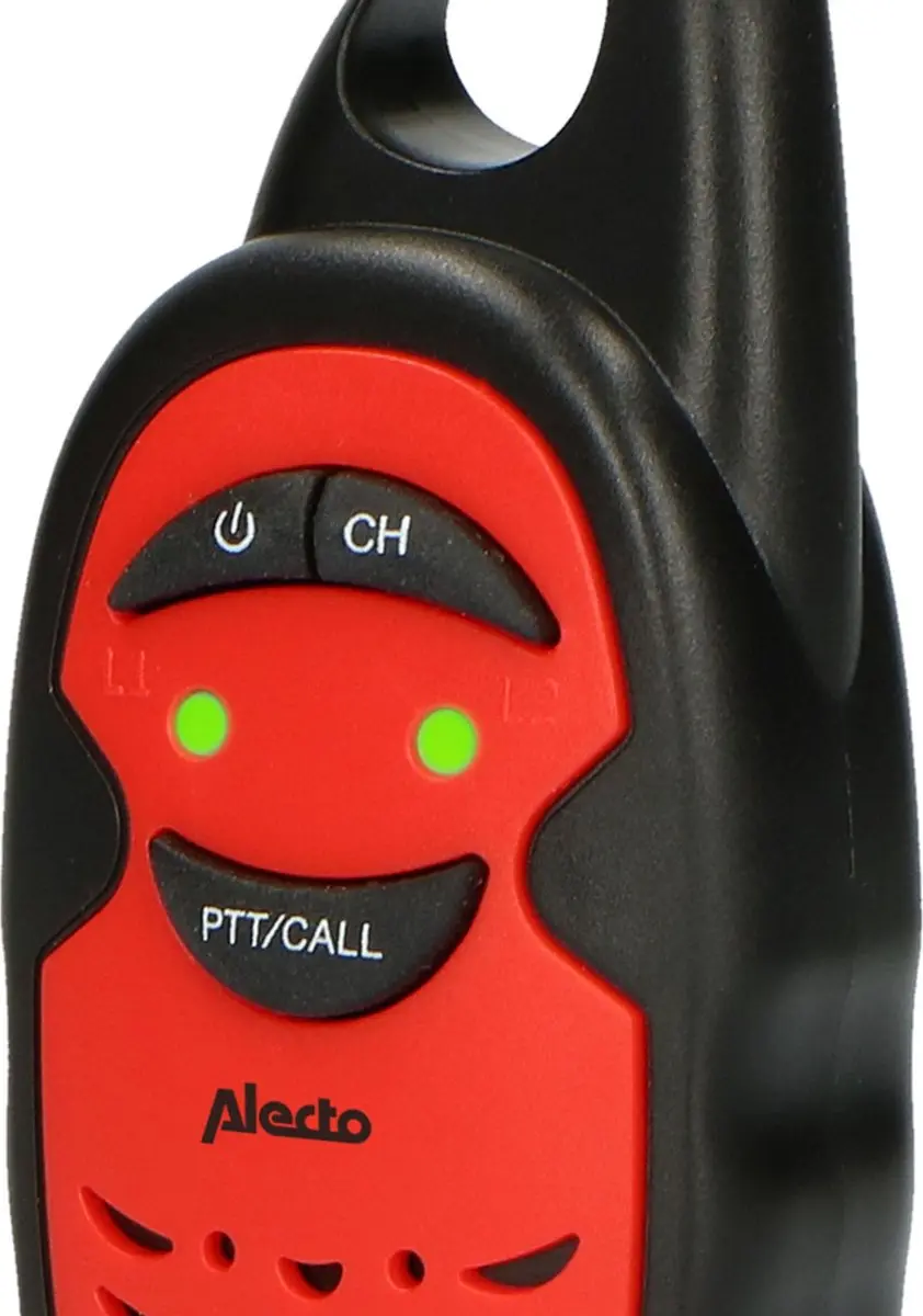 Alecto FR-05RD Walkie Talkie Set - 2 Stuks Rood