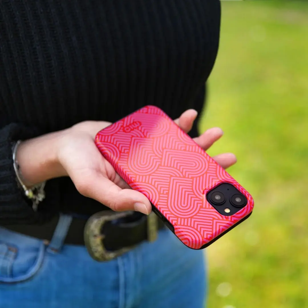 Mio MagSafe iPhone 15 Pro Hoesje - Rood