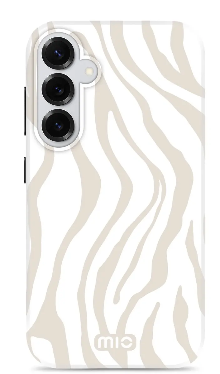 Mio by Mobilize S25 Plus Hoesje - MagSafe/Qi2 - Sandy Zebra