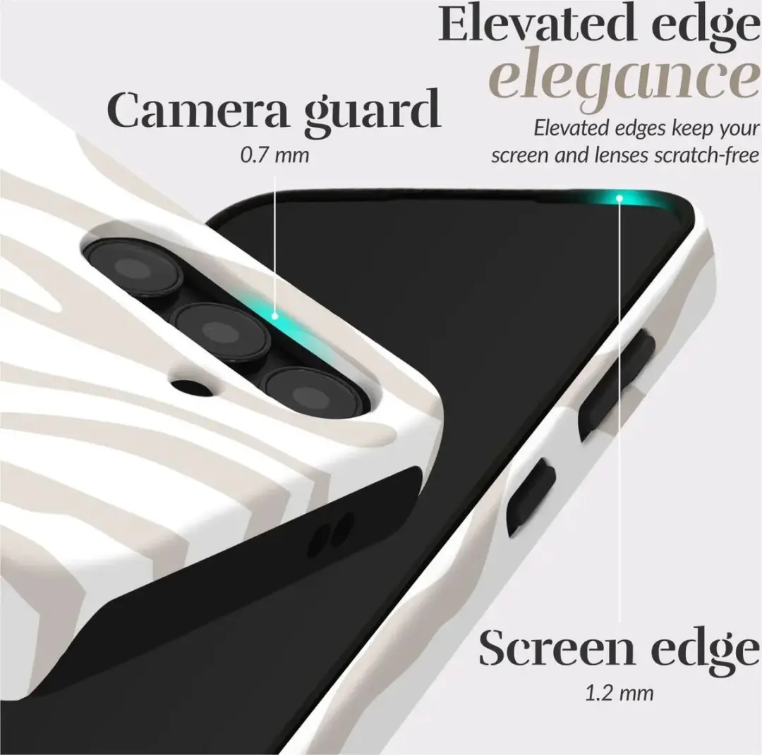 Mio by Mobilize S25 Plus Hoesje - MagSafe/Qi2 - Sandy Zebra