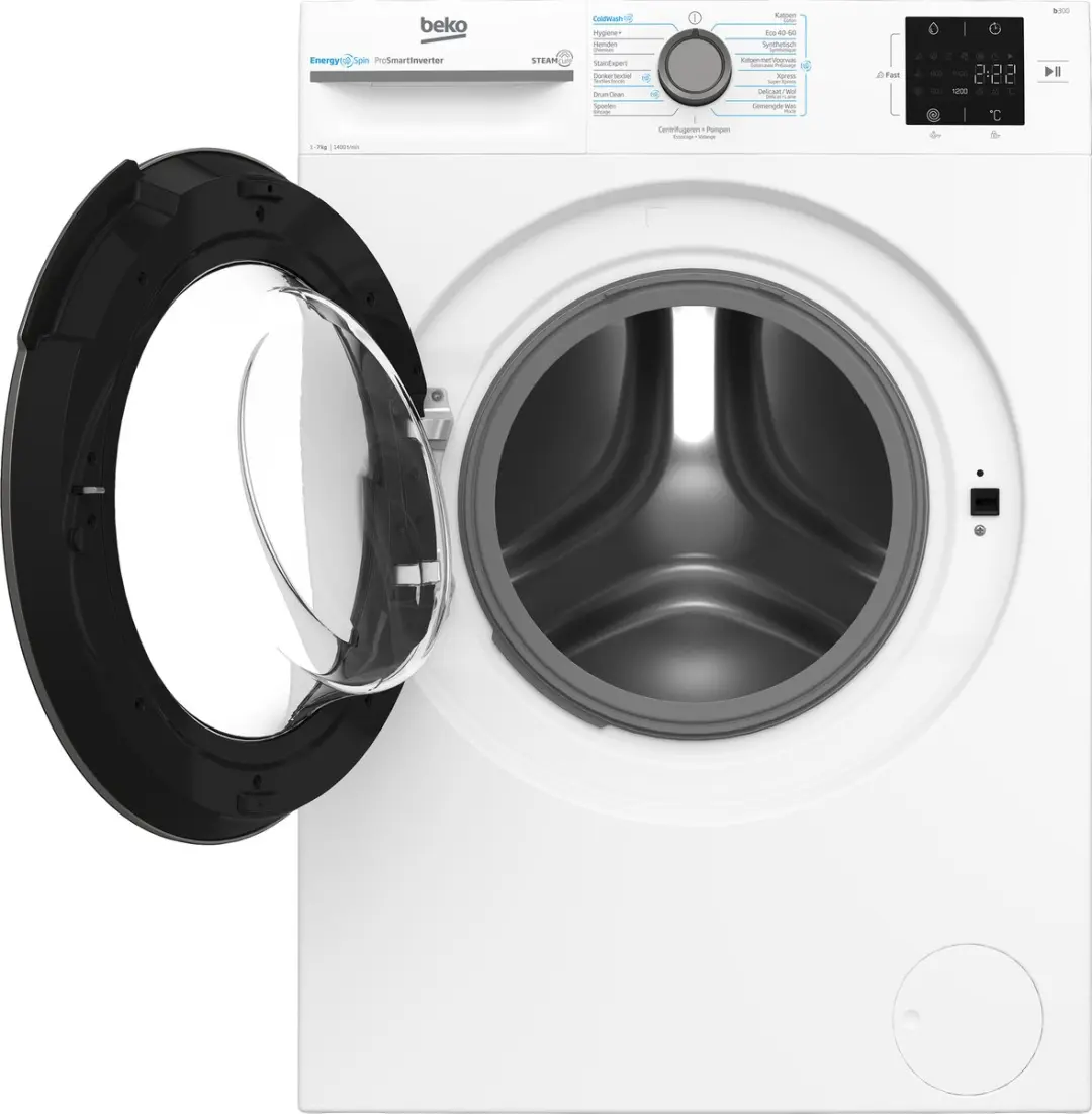 Beko BM3WFU3741S Wasmachine Voorlader 7 kg 1400 RPM - Wit