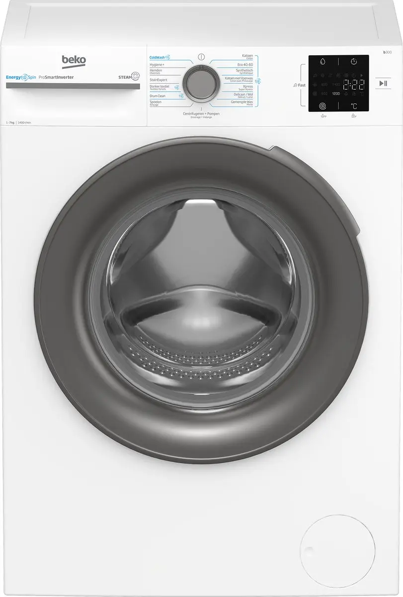 Beko BM3WFU3741S Wasmachine Voorlader 7 kg 1400 RPM