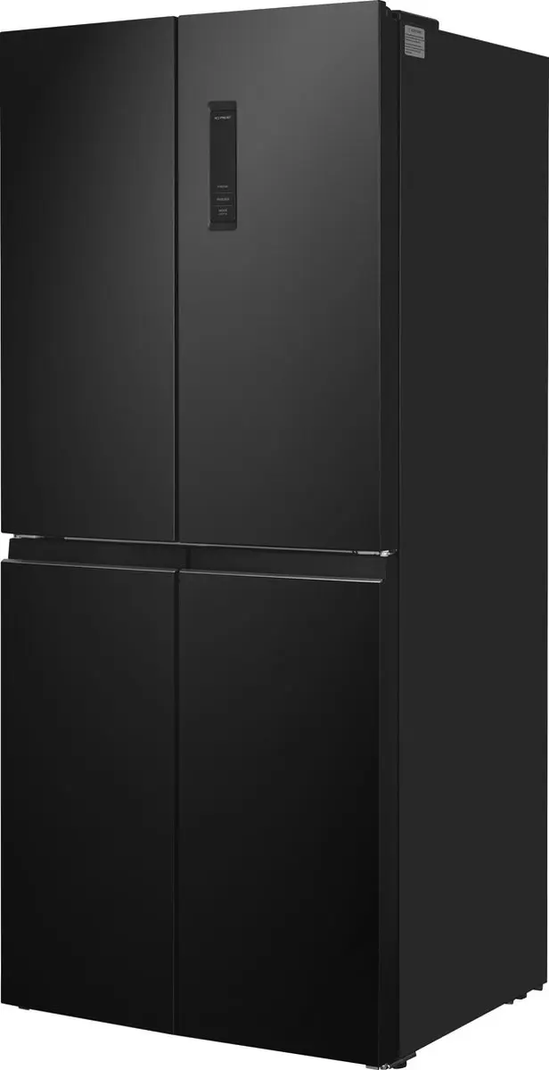 Exquisit CDJ444-040DB Amerikaanse Koelkast - 362L - Zwart