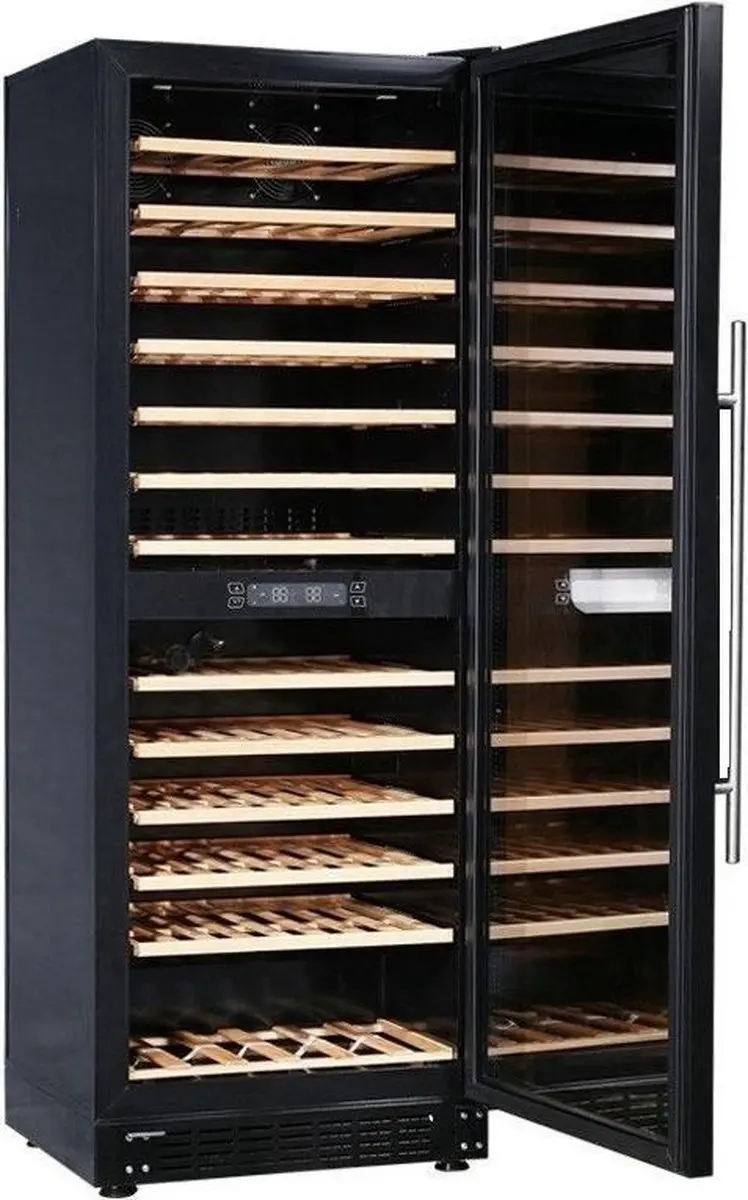 Exquisit GCWK320 Wijnkoelkast 270L - 92 Flessen - 2 Zones - Zwart