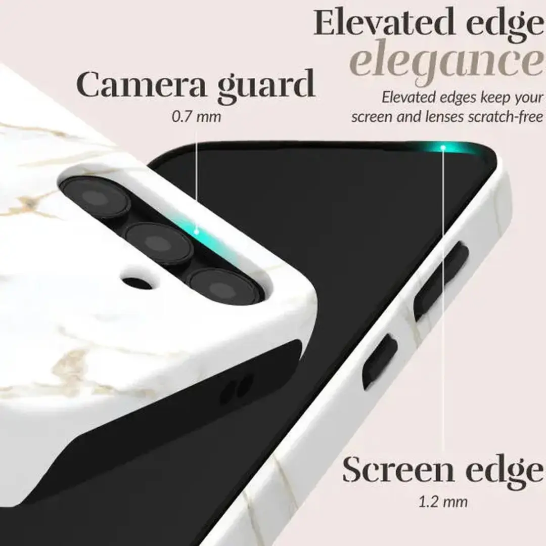 Mio by Mobilize Hoesje MIOWMA165G - Samsung Galaxy A16 - MagSafe - Wit Marmer