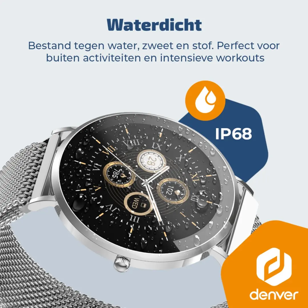 Denver SWC-394 Smartwatch - Zilver - afbeelding 6 van 6
