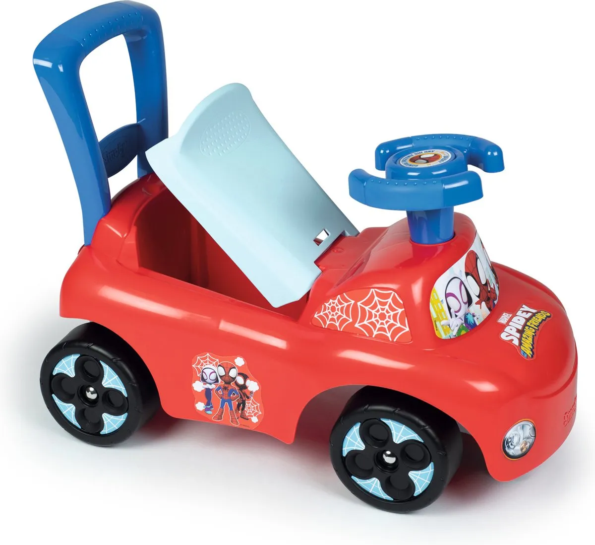 Smoby Disney Marvel Spider-Man Loopauto - Rood/Blauw
