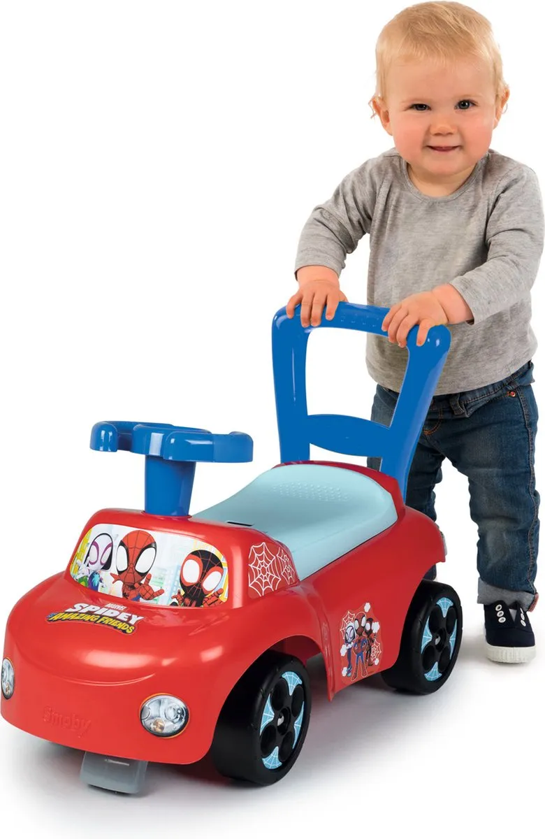 Smoby Disney Marvel Spider-Man Loopauto - Rood/Blauw
