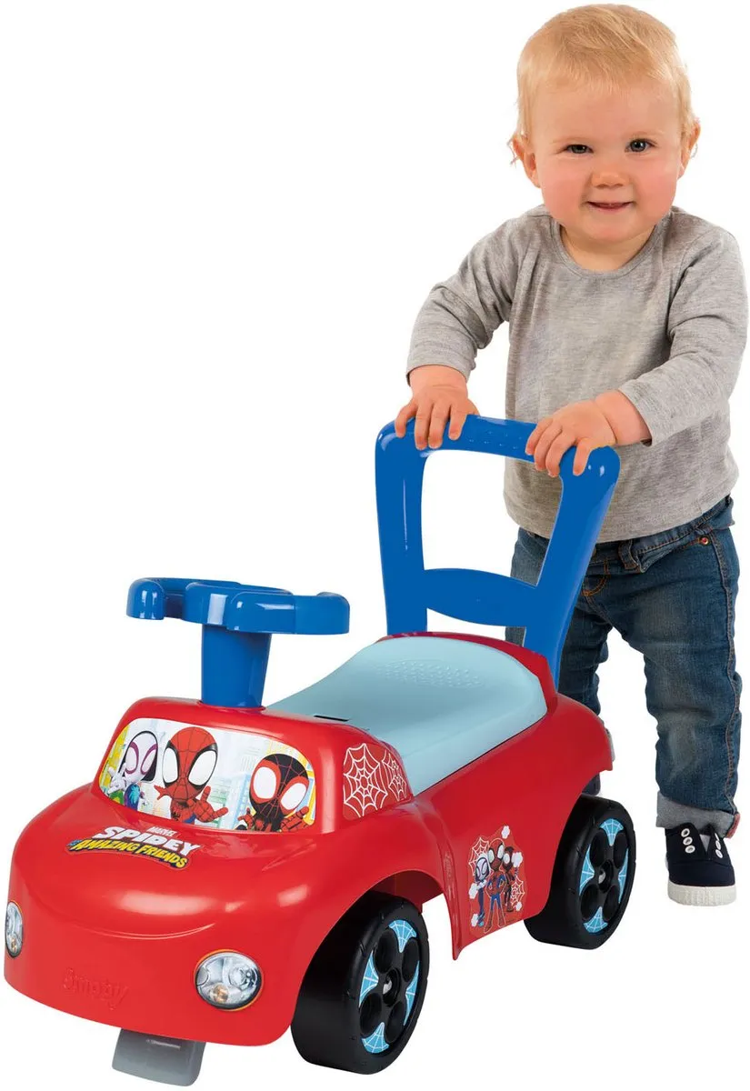 Smoby Disney Marvel Spider-Man Loopauto - Rood/Blauw