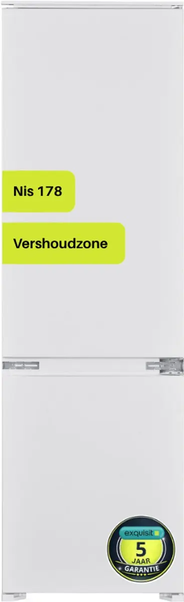 Exquisit EKGC270-70-E-040E Inbouw Koel-Vriescombinatie 249L