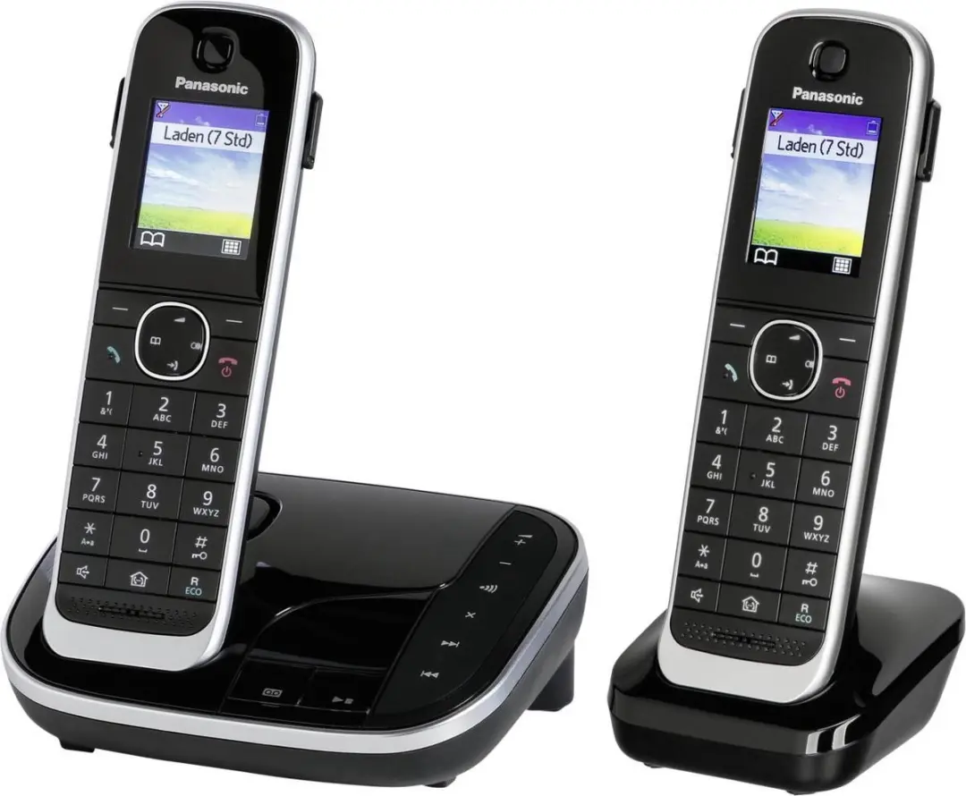 Panasonic KX-TGJ322 DECT Telefoon met Antwoordapparaat - 6 Handsets - Zwart