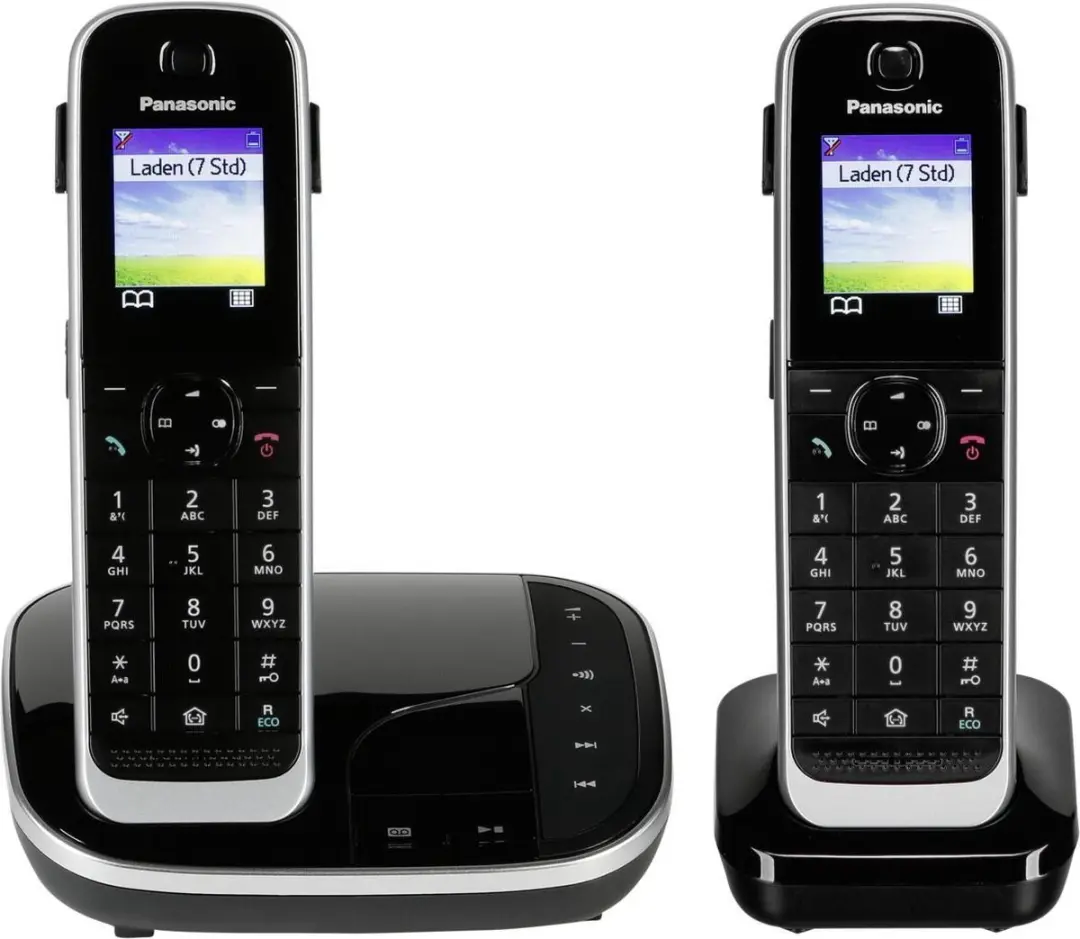 Panasonic KX-TGJ322 DECT Telefoon met Antwoordapparaat - 6 Handsets - Zwart