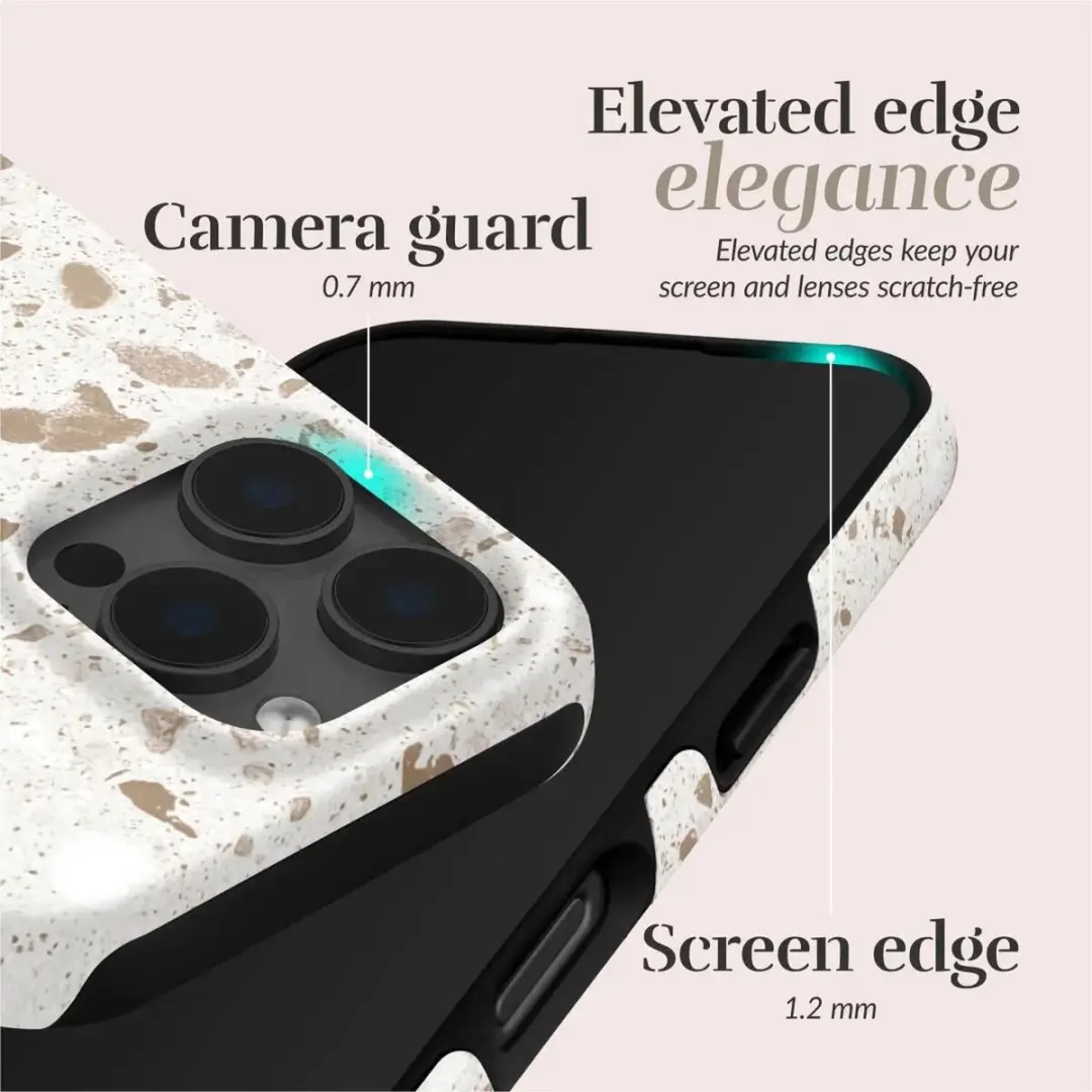 Mio by Mobilize iPhone 16 Pro Hoesje - MagSafe - Soft Terrazzo