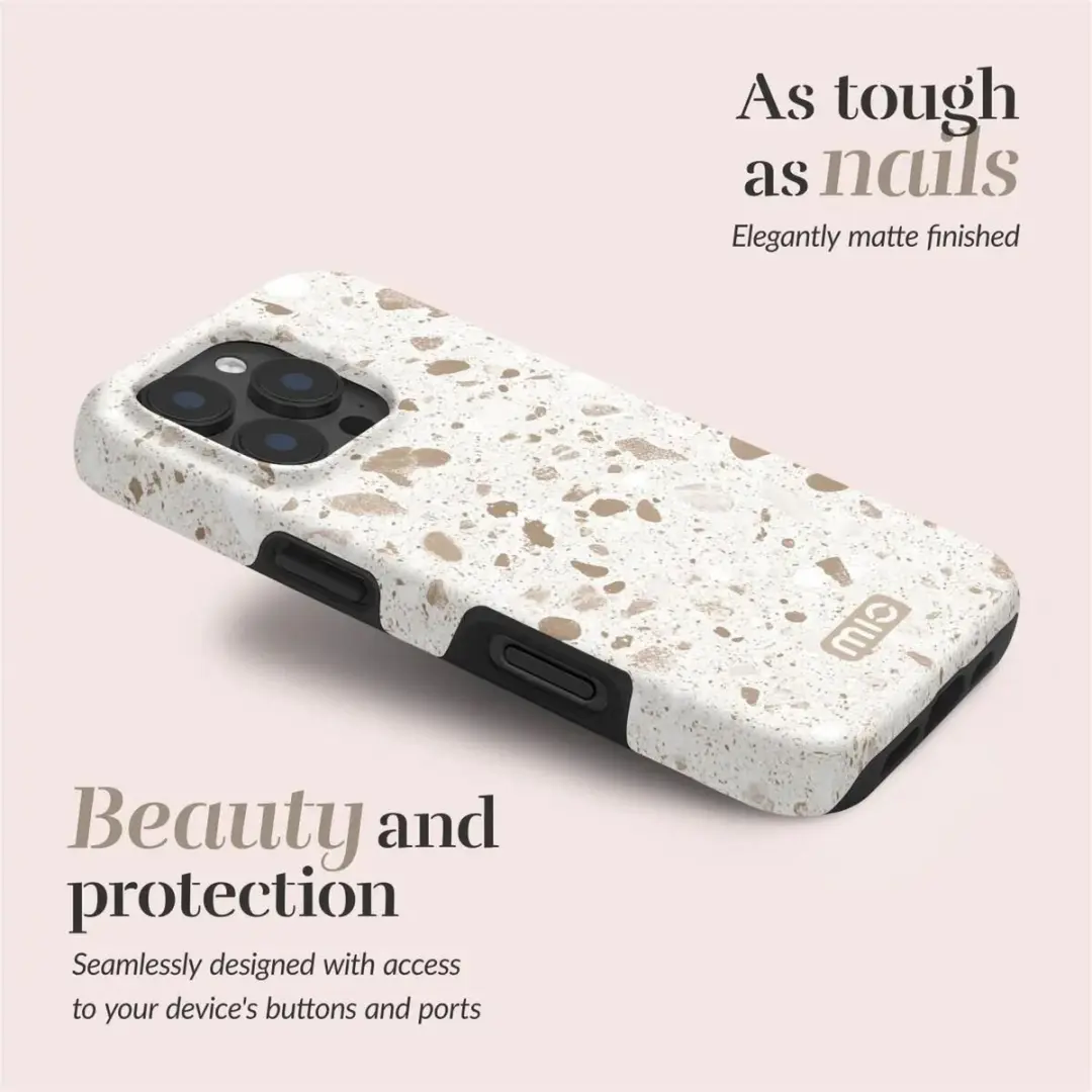 Mio by Mobilize iPhone 16 Pro Hoesje - MagSafe - Soft Terrazzo