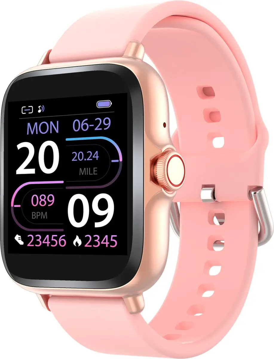 Denver SWC156 Smartwatch - Roze - 40mm - afbeelding 6 van 6