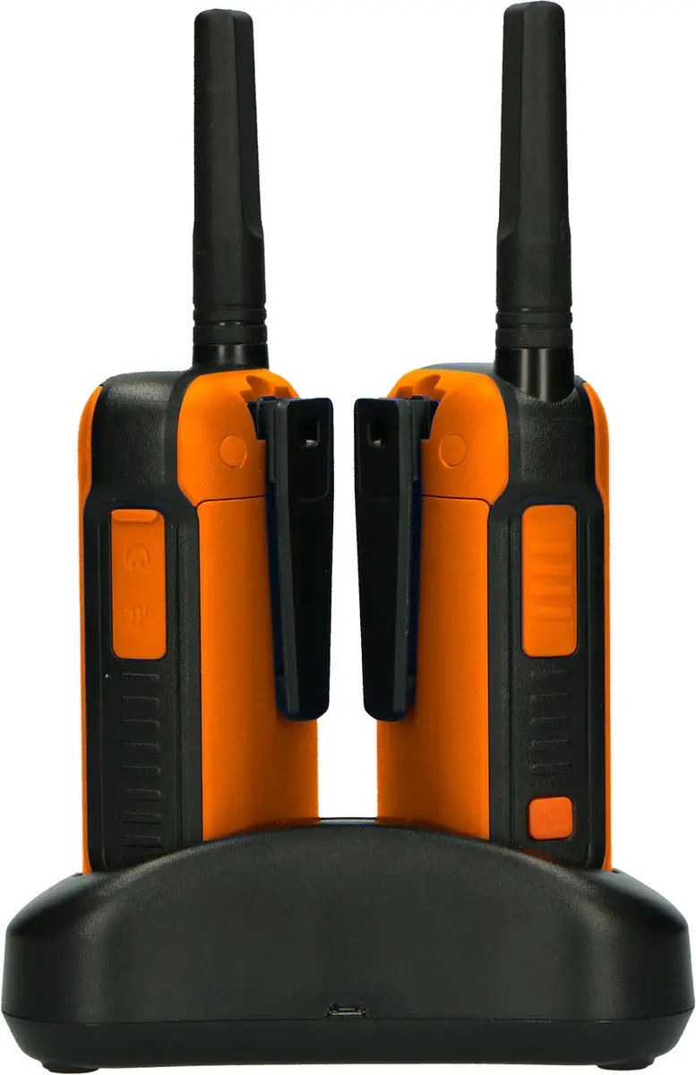 Alecto DVC 1000 Walkie Talkies Set - 2 Stuks - Oranje/Zwart