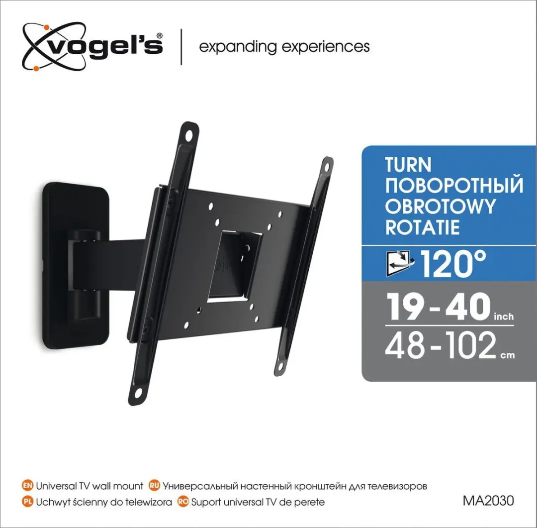 Vogel's MA2030 109,2 cm TV-wandbeugel - Zwart