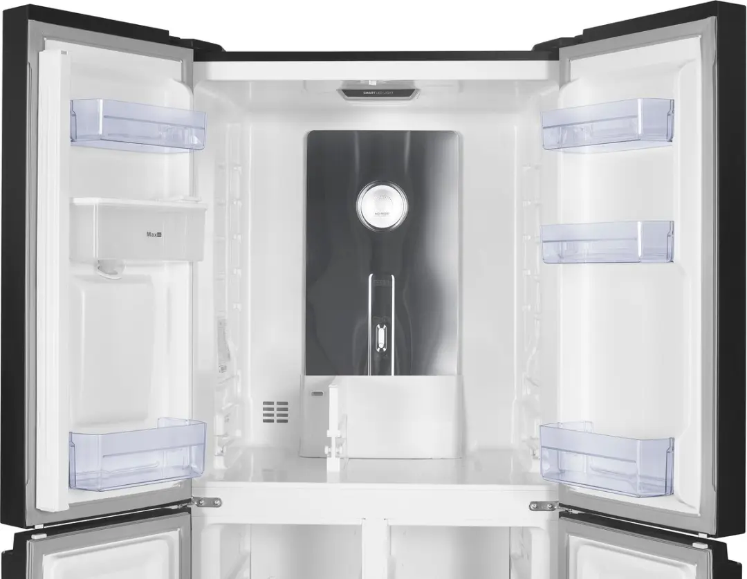 Frilec BONNMD460-WS-150-041CDI Amerikaanse Koelkast 4 Deuren - 419L - Donker Inox - afbeelding 6 van 6