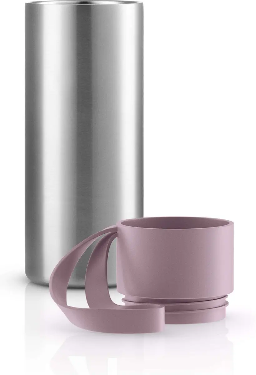 Eva Solo Drinkbeker To Go Thermos 350ml - Roze/Zilver - Gerecycled RVS