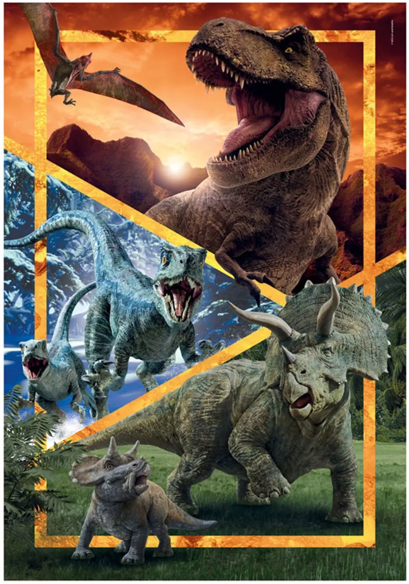 Clementoni Jurassic World Puzzel 104 Stukjes - Multicolor