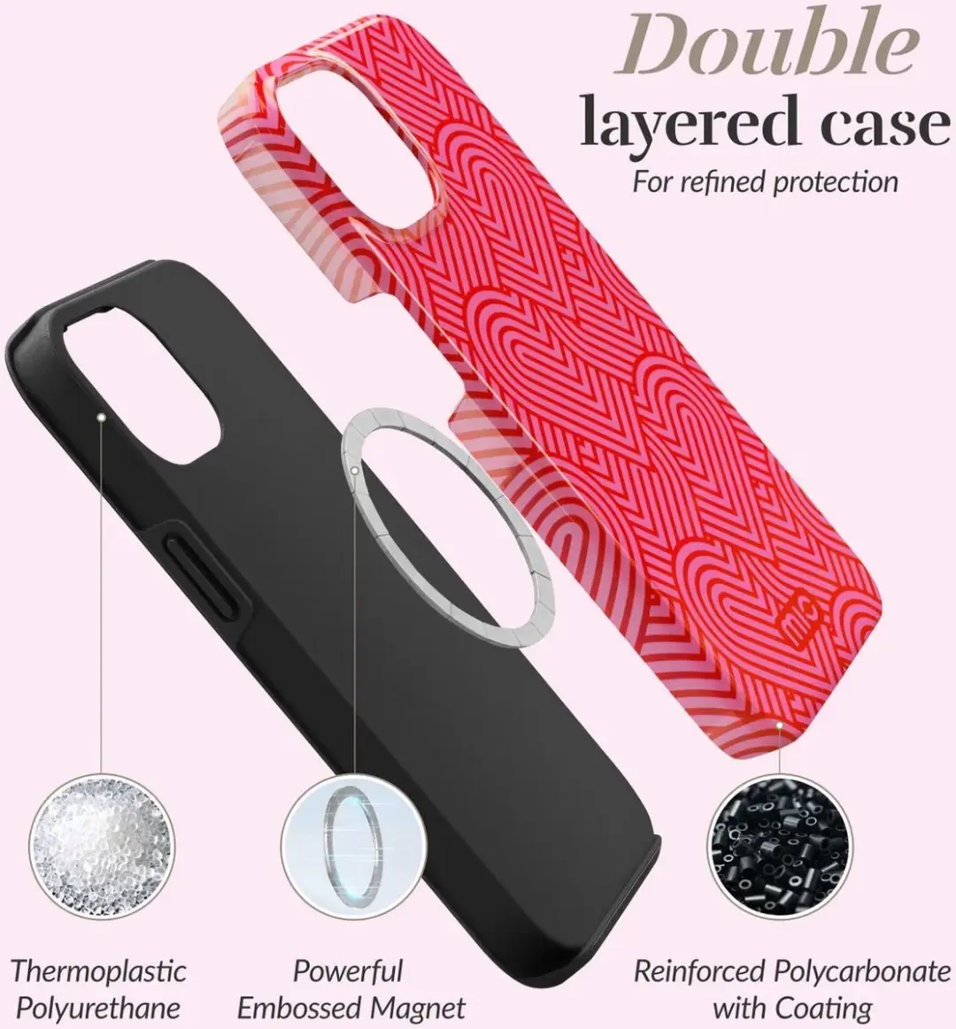 Mio by Mobilize iPhone 16 Pro Max Hoesje - MagSafe - Rood