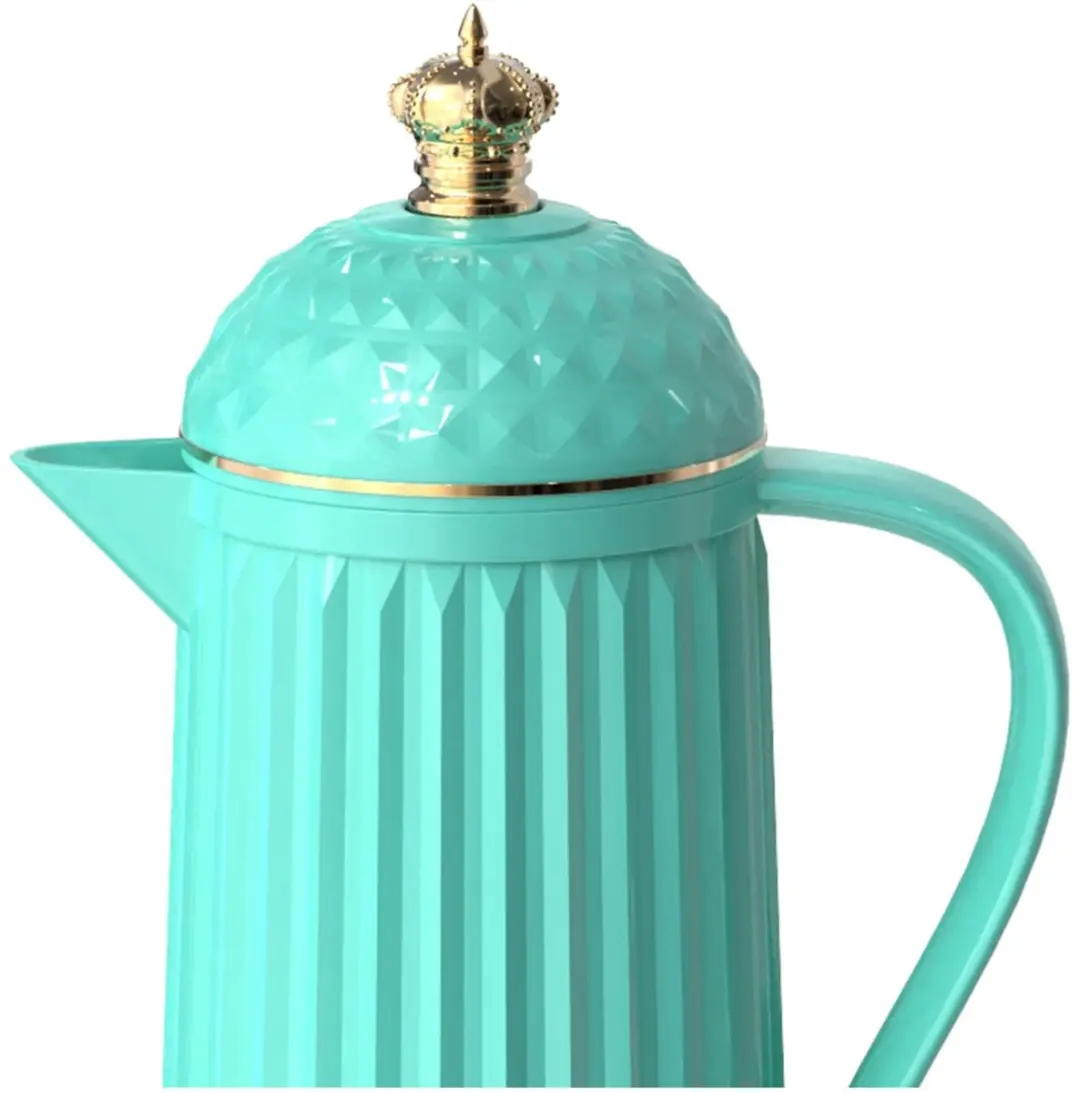Present Time Thermoskan Crown PT4291BL - 0,92L - Turquoise