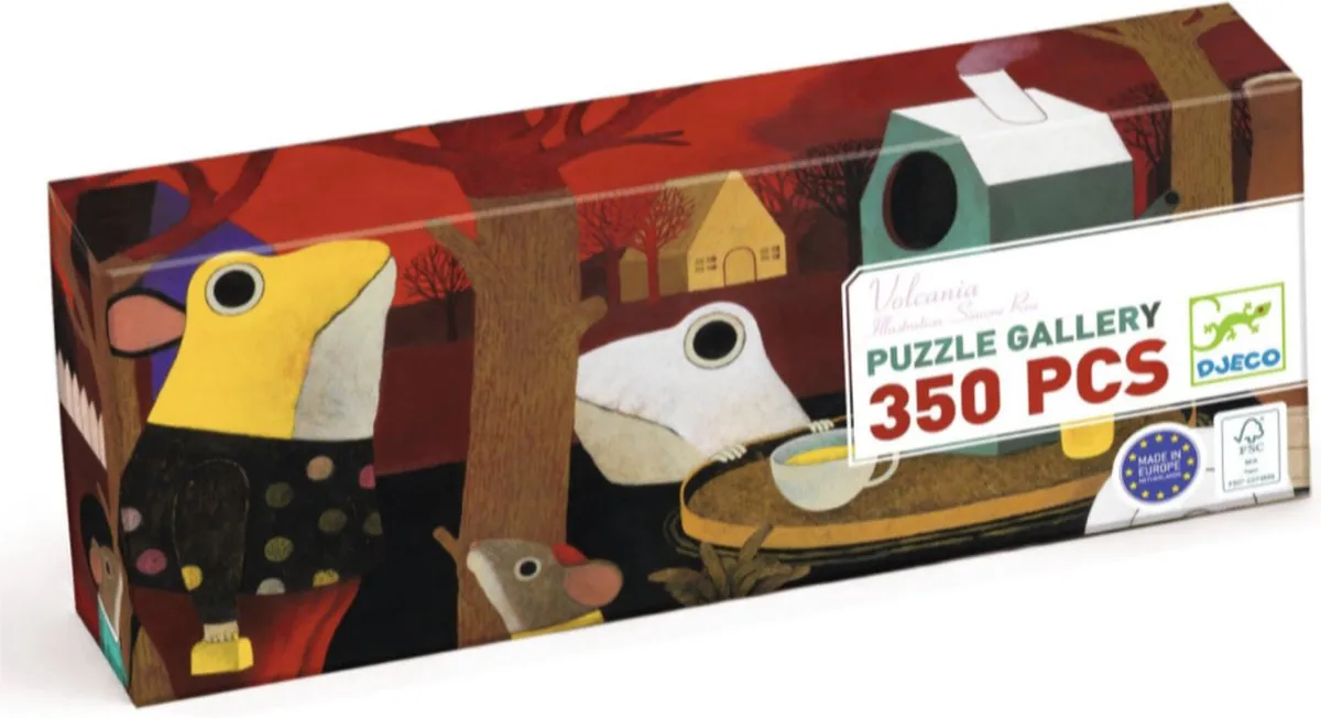 Djeco Puzzel Gallery Volcania 350 Stuks - FSC Karton - Meerkleurig