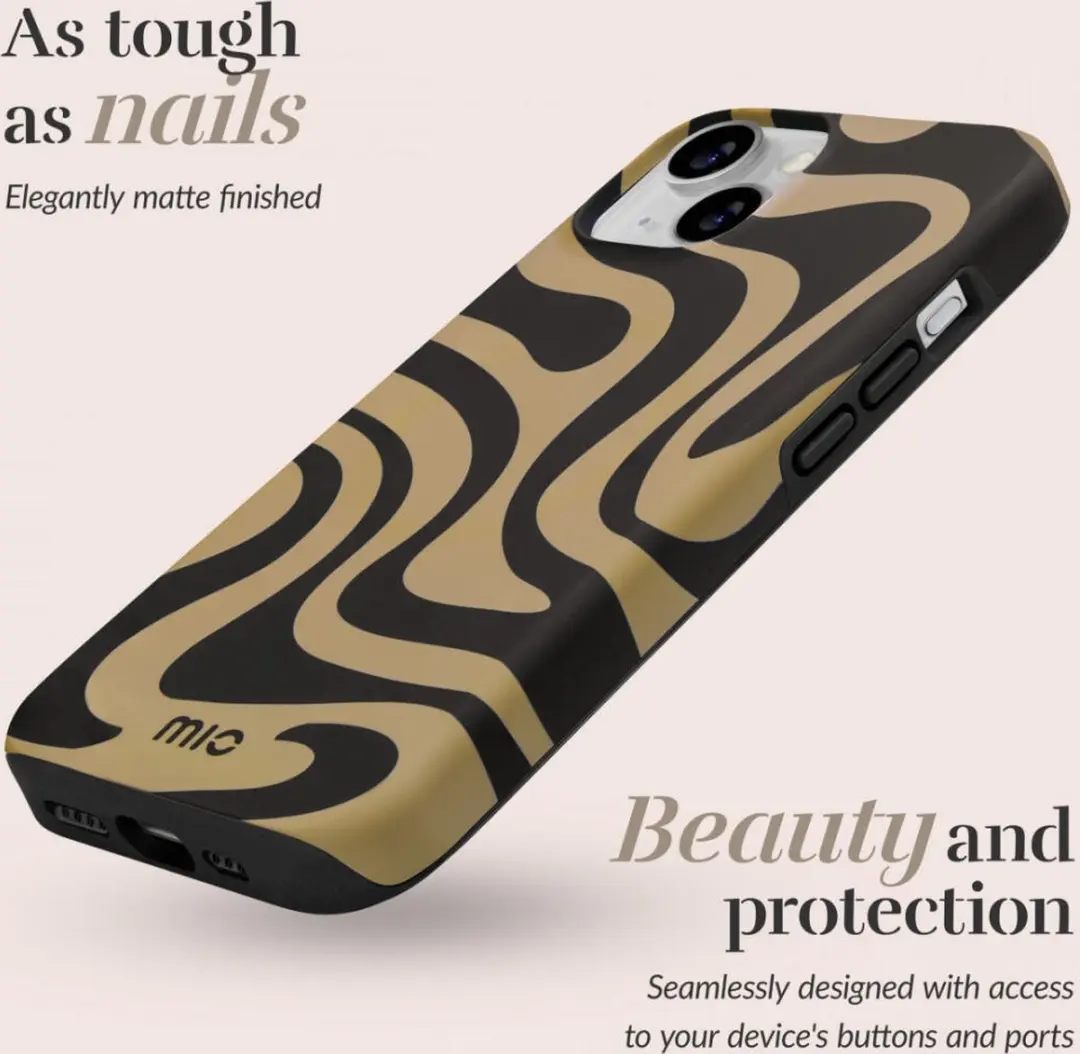 Mio by Mobilize Hoesje iPhone 16 - Bruin - MagSafe