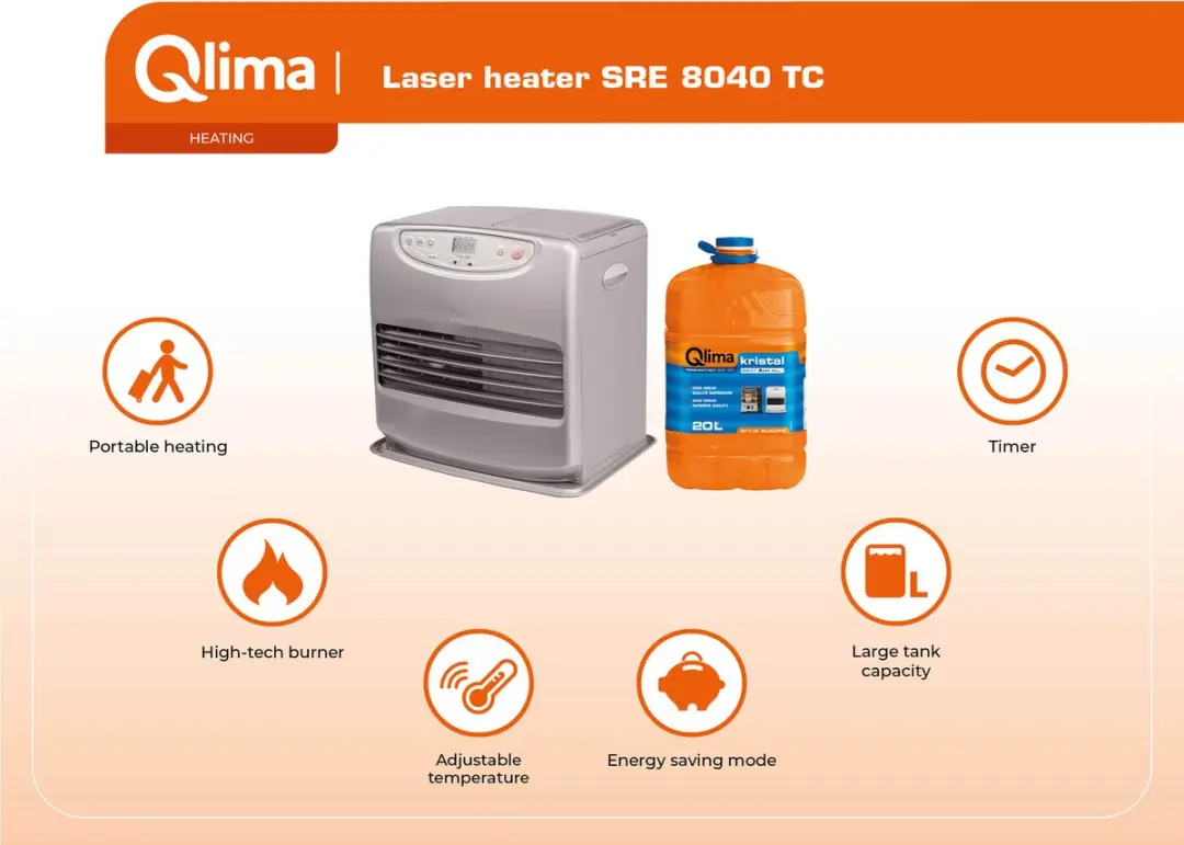 Qlima SRE 8040TC Verwarmingspaneel 4000W - afbeelding 6 van 6