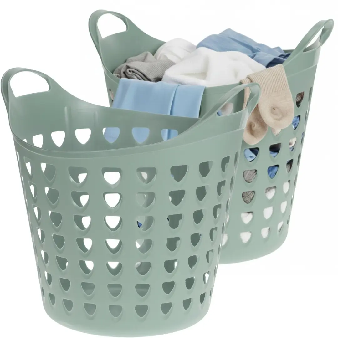 Excellent Houseware Flexibele Wasmand Groen