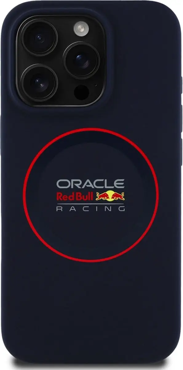 Red Bull Racing iPhone 16 Pro Max Hoesje - MagSafe - Donkerblauw