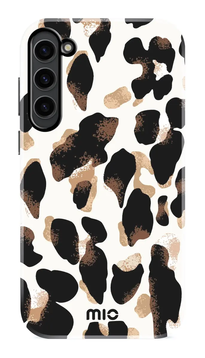 Mio MagSafe Samsung Galaxy S23 Hoesje - MIOSPS235G - Leopard
