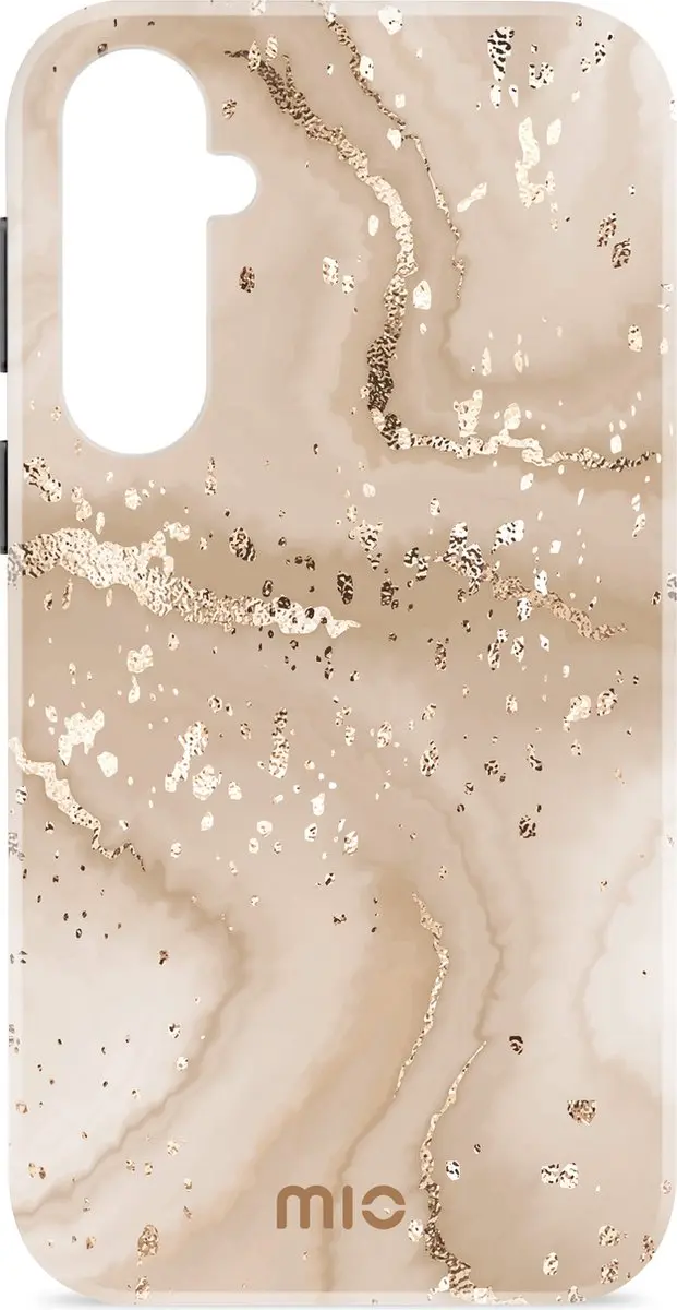 Mio by Mobilize Hoesje MIOGOMA165G - Samsung Galaxy A16 - Goud Marble