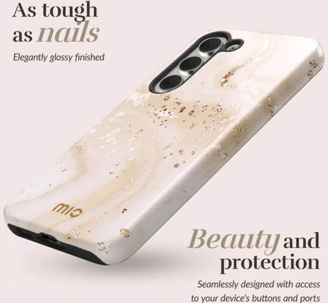 Mio by Mobilize Hoesje MIOGOMA165G - Samsung Galaxy A16 - Goud Marble