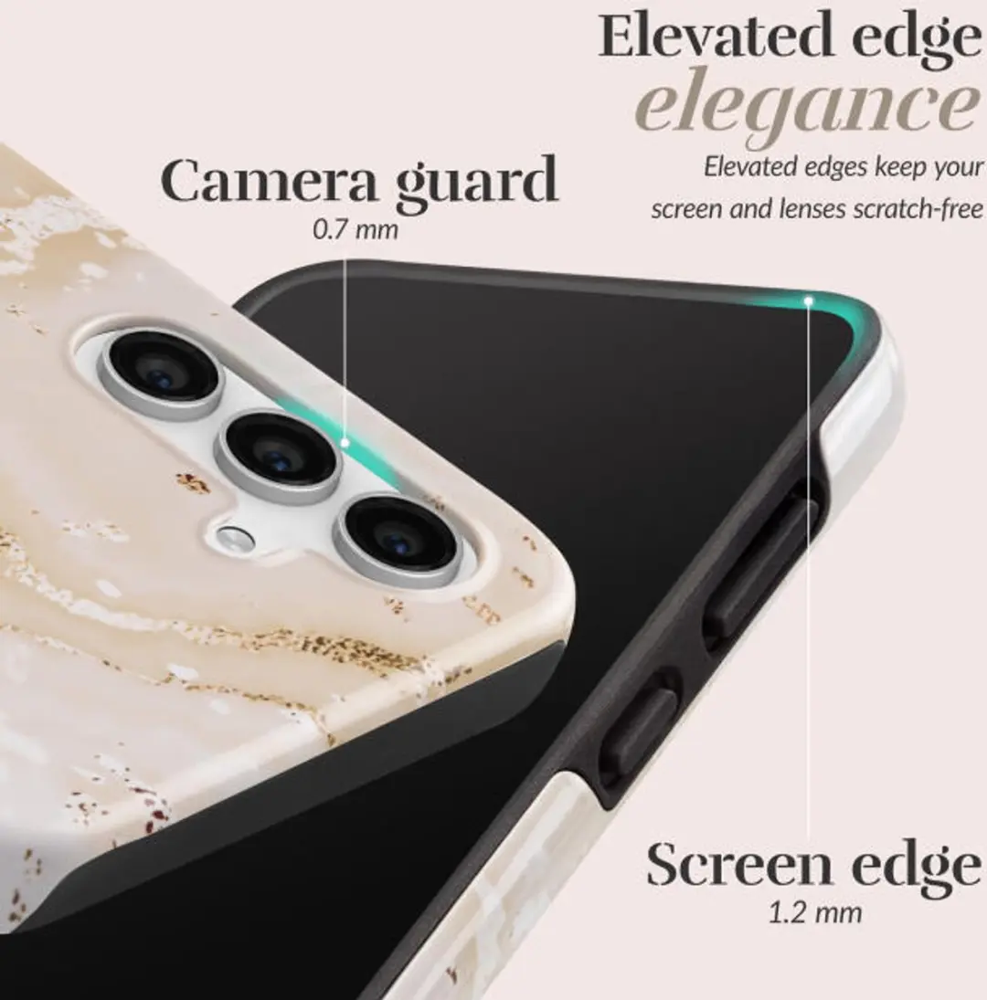 Mio by Mobilize Hoesje MIOGOMA165G - Samsung Galaxy A16 - Goud Marble