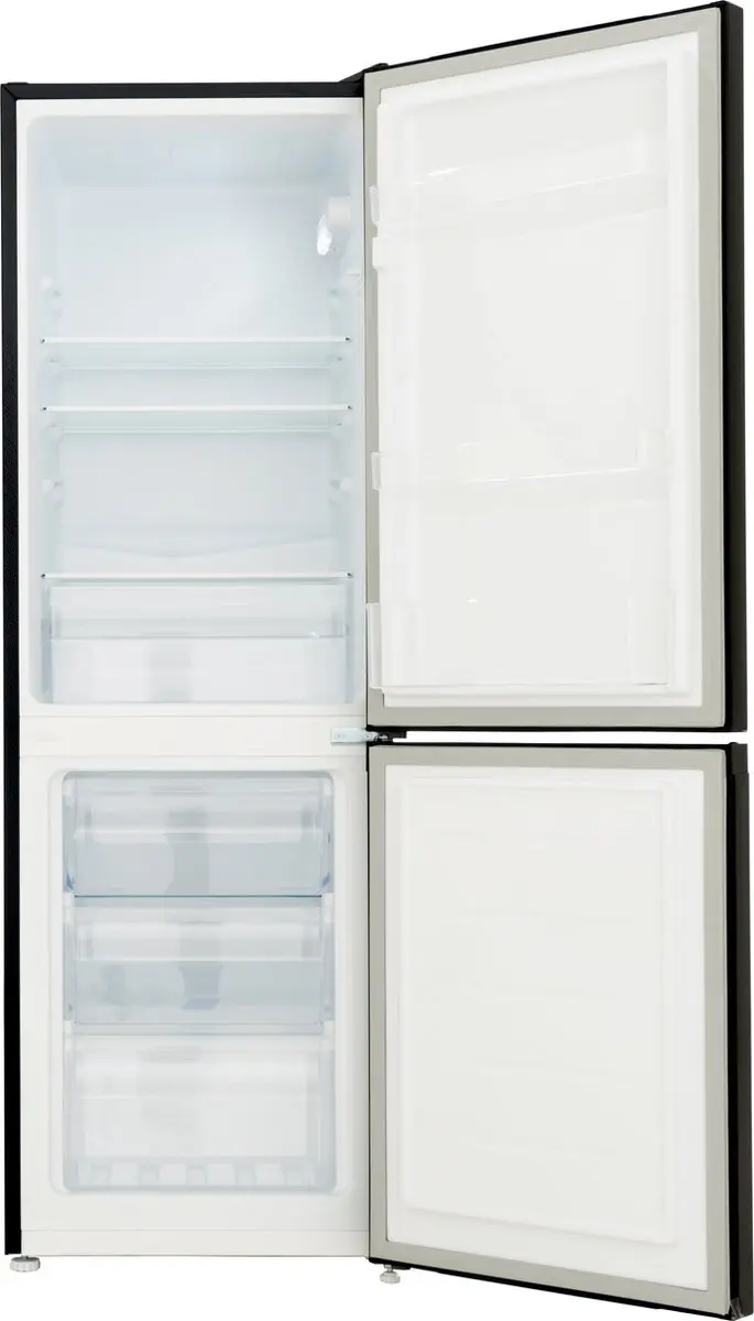 Exquisit KGC231-60-E-050CB Koel-vriescombinatie 157L - Zwart