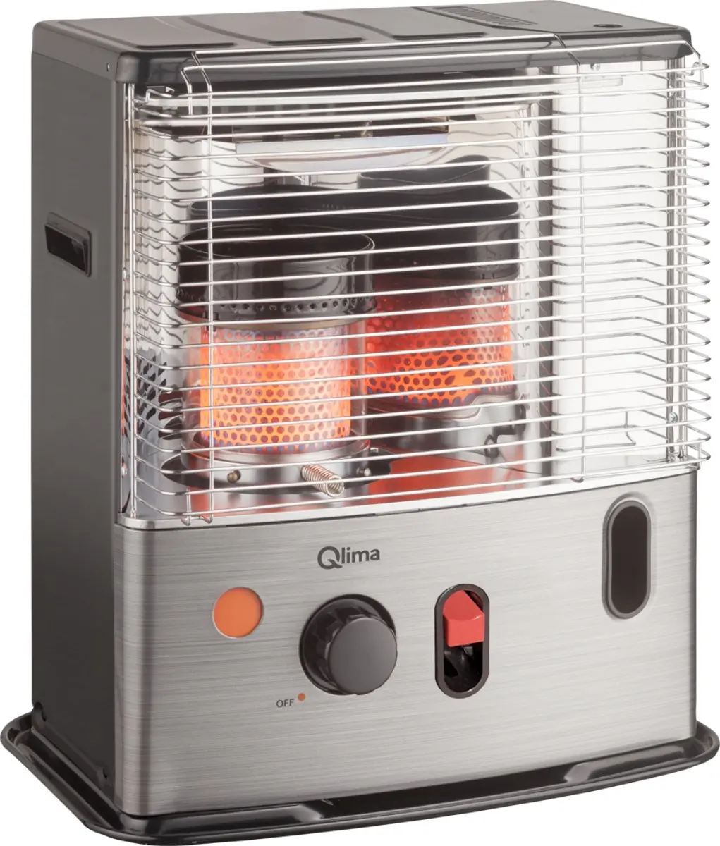 Qlima R 7227 S-TC-2 Petroleumkachel 2700W - Zilver