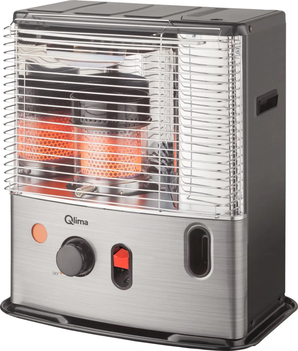 Qlima R 7227 S-TC-2 Petroleumkachel 2700W - Zilver