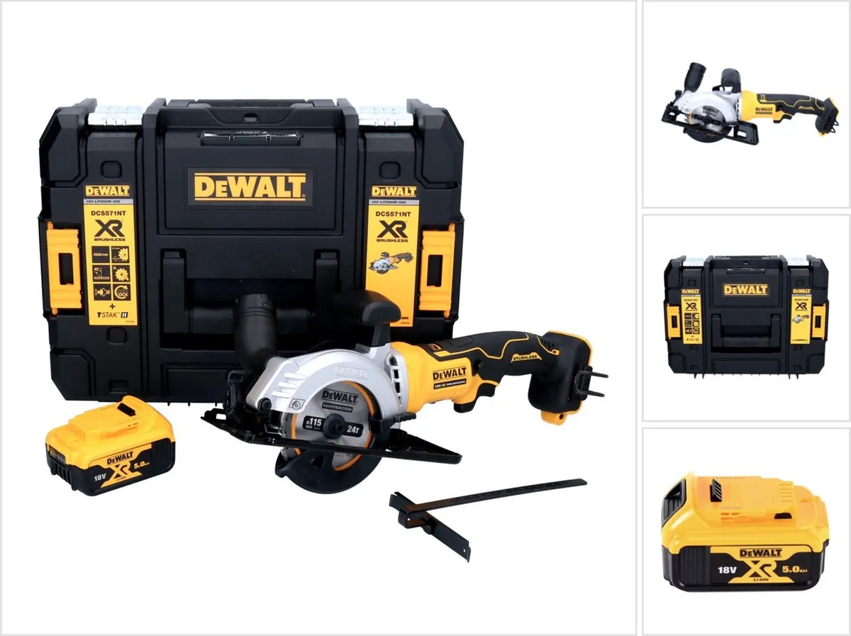 DeWalt DCS 571 Accucirkelzaag 18V 115mm