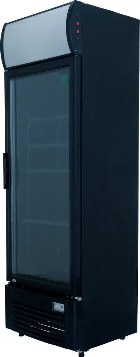 Exquisit ELDC300.3XLB Horeca Display Koeler 300L - 6 Plateaus - Zwart
