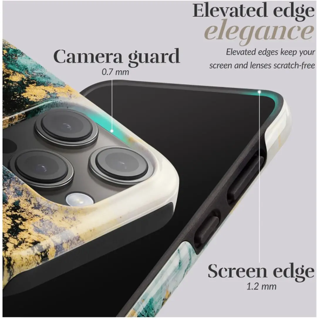 Mio iPhone 17 Hoesje Green Marble - MagSafe - MIOGMIPH17