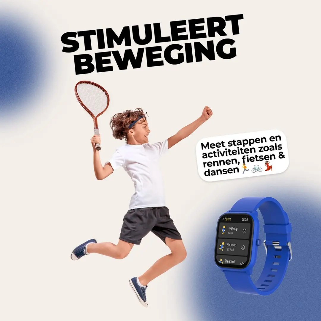 Denver SWK120BU Smartwatch Kinderen - 46mm - Blauw