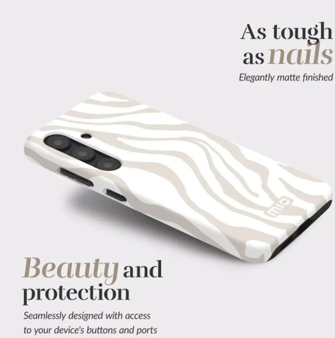 Mio MagSafe Samsung Galaxy A55 Hoesje - Sandy Zebra