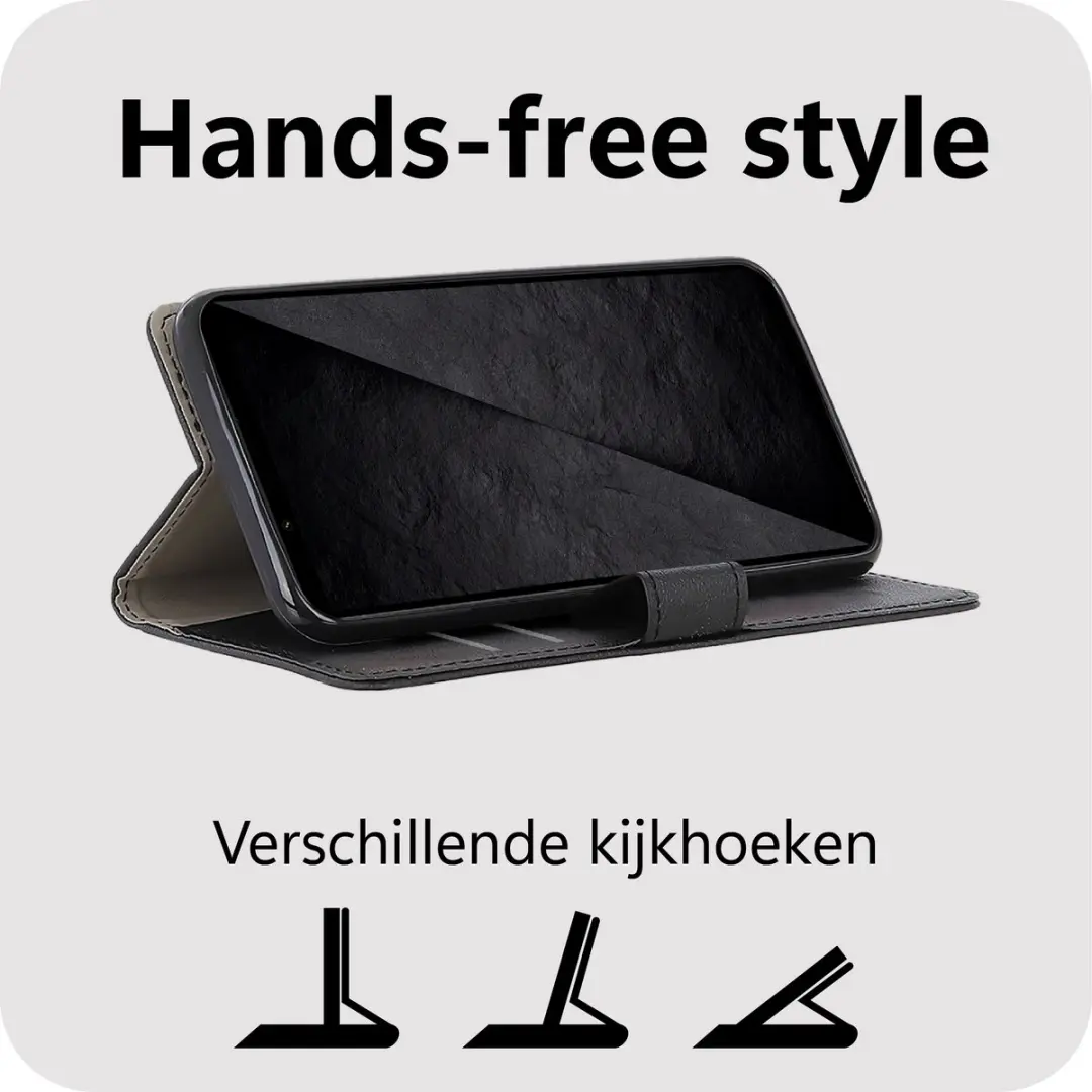 Just in Case Bookcase Classic MSY2914CW1 Hoesje - Sony Xperia 1 VIII - Zwart